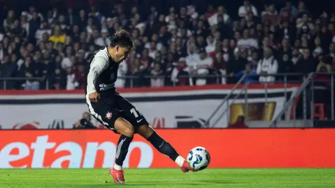 Romero durante a partida do Brasileirão