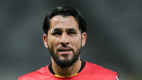 Alonso durante partida do Galão na Sul-Americana