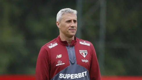Crespo durante treinamento desta sexta-feira (25)