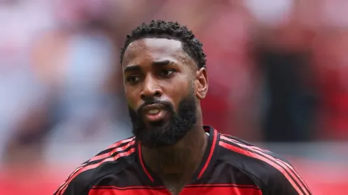 — Gerson com a camisa do Flamengo no Mundial de Clubes da FIFA