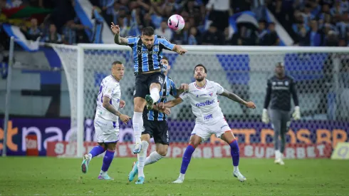 Grêmio e Fortaleza duelaram pela última vez no dia 4 de outubro de 2024. Foto: Maxi Franzoi/AGIF.