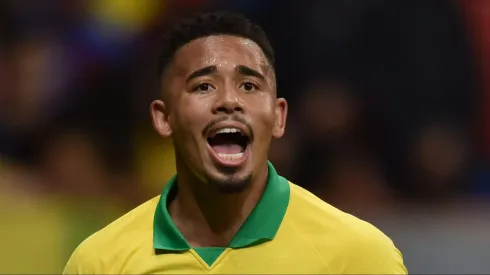 Gabriel Jesus, atacante ex-Palmeiras, pela Seleção Brasileira