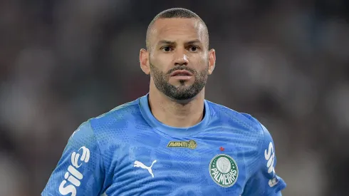 Weverton, goleiro do Palmeiras. Foto: Thiago Ribeiro/AGIF.