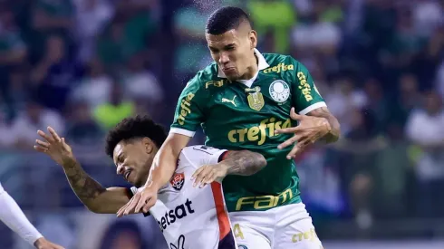 Naves jogador do Palmeiras durante partida contra o Vitoria no Allianz Parque pelo campeonato Brasileiro A 2024. Foto: Marcello Zambrana/AGIF