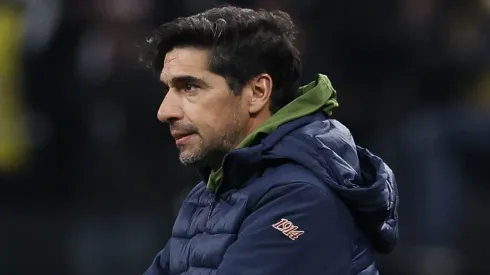 Abel Ferreira durante partida entre Corinthians e Palmeiras, na Neo Química Arena, pela Copa do Brasil. Foto: Cesar Greco/SEP