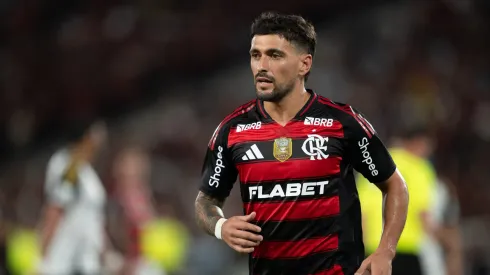 Arrascaeta foi poupado na partida contra o Atlético-MG, pela Copa do Brasil. Foto: Jorge Rodrigues/AGIF