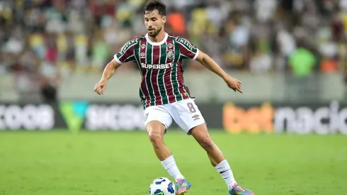 Martinelli comemora marca importante pelo Fluminense. Foto: Thiago Ribeiro/AGIF