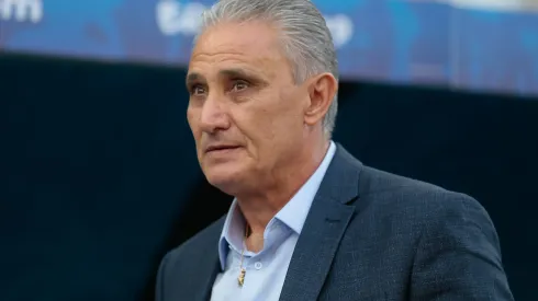 Tite durante partida entre Brasil e Peru, na Neo Química Arena, pela Copa América 2019.