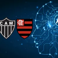 Atlético-MG x Flamengo: inteligência artificial crava vitória do Mengão por 2 a 1, mas Galo avançando nos pênaltis