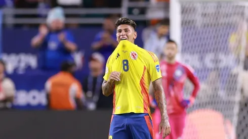 Carrascal em ação pela Seleção Colombiana. Photo by Carmen Mandato/Getty Images