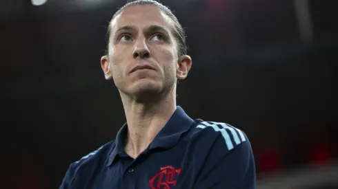 Filipe Luis, técnico do Flamengo, durante partida contra o Botafogo-PB no estadio Maracana pelo campeonato Copa Do Brasil 2025. Foto: Jorge Rodrigues/AGIF