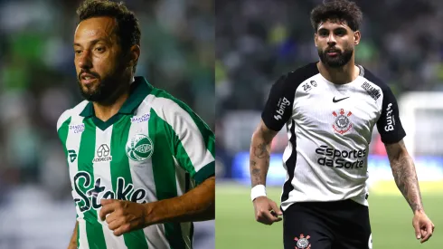 Nenê e Yuri Alberto vão se enfrenta em Juventude x Corinthians – Fotos: Reprodução/AGIF