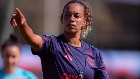 Flamengo encara o Palmeiras no domingo – Foto: Paula Reis/Flamengo