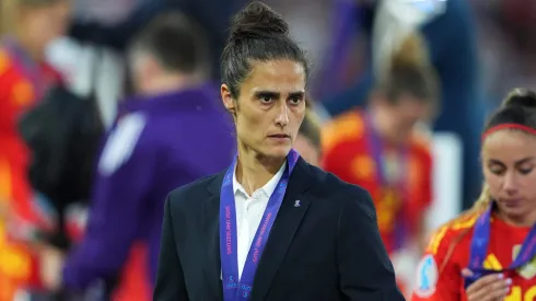 Montse Tomé após vice da Euro. (Photo by Daniela Porcelli/Getty Images)