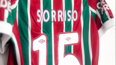 Camisa da jogadora Sorriso no Fluminense – Foto: Marina Garcia/Fluminense