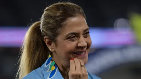 RJ – RIO DE JANEIRO – 23/07/2025 – BRASILEIRO A 2025, FLUMINENSE X PALMEIRAS – Leila Pereira presidente do Palmeiras durante partida contra o Fluminense no estadio Maracana pelo campeonato Brasileiro A 2025.