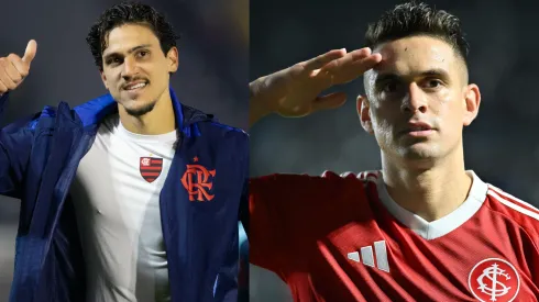 Pedro e Rafael Borré vivem momentos parecidos em 2025 – Fotos: Reprodução/AGIF