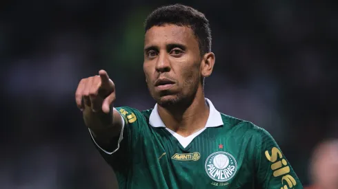 SP – SAO PAULO – 06/02/2025 – PAULISTA 2025, PALMEIRAS X CORINTHIANS – Marcos Rocha jogador do Palmeiras durante partida contra o Corinthians no estadio Arena Allianz Parque pelo campeonato Paulista 2025. Foto: Ettore Chiereguini/AGIF