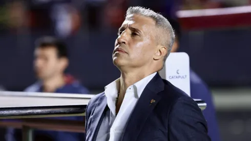 Crespo no comando do São Paulo. Foto: Marcello Zambrana/AGIF