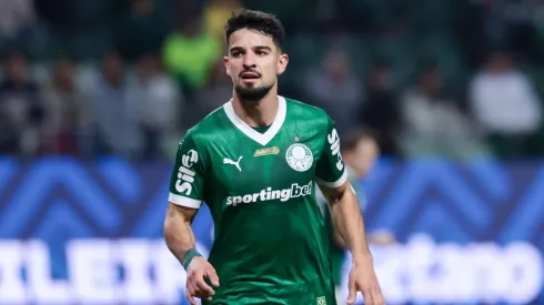 Flaco López marcou na vitória do Palmeiras sobre o Ceará pelo Brasileirão. Foto: Marcello Zambrana/AGIF