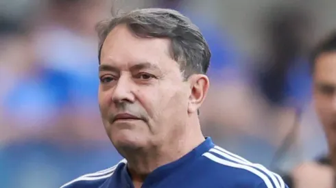 MG – BELO HORIZONTE – 10/08/2025 – BRASILEIRO A 2025, CRUZEIRO X SANTOS – Pedro Lourenco (Pedrinho) dono do Cruzeiro durante partida contra o Santos no estadio Mineirao pelo campeonato Brasileiro A 2025.