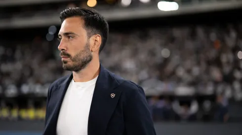 RJ – RIO DE JANEIRO – 29/07/2025 – COPA DO BRASIL 2025, BOTAFOGO X BRAGANTINO – Davide Ancelotti tecnico do Botafogo durante partida contra o Bragantino no estadio Engenhao pelo campeonato Copa Do Brasil 2025. Foto: Jorge Rodrigues/AGIF