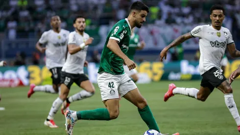 Flaco López jogador do Palmeiras durante partida contra o Botafogo – Foto: Fabio Giannelli/AGIF