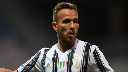 Arthur, volante da Juventus em partida pelo campeonato italiano