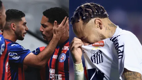 Bahia e Santos chegam em momentos completamente distintos para jogo do Brasileirão Betano. FotoxFoto: AGIF