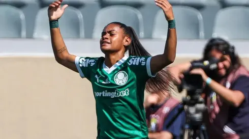 Jogadora Tainá Maranhão. Foto: Fabio Menotti/Palmeiras
