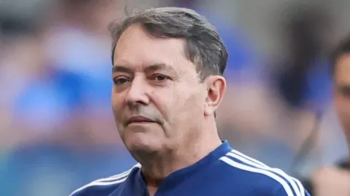 MG – BELO HORIZONTE – 10/08/2025 – BRASILEIRO A 2025, CRUZEIRO X SANTOS – Pedro Lourenco (Pedrinho) dono do Cruzeiro durante partida contra o Santos no estadio Mineirao pelo campeonato Brasileiro A 2025.