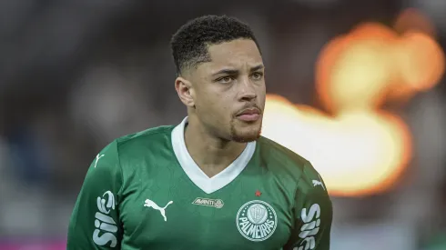 Palmeiras de Vitor Roque mira vaga nas quartas de final da Copa Libertadores – Foto: Thiago Ribeiro/AGIF