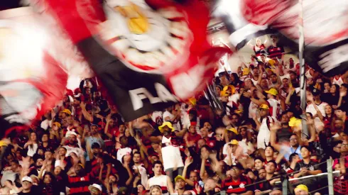 Torcida do Flamengo durante jogo pelo Brasileirão.