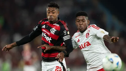 Internacional perdeu para o Flamengo na ida das oitavas da Libertadores. Foto: Jorge Rodrigues/AGIF