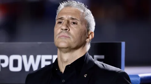 SP – SAO PAULO – 19/08/2025 – COPA LIBERTADORES 2025, SAO PAULO X ATLETICO NACIONAL – Hernan Crespo tecnico do Sao Paulo durante partida contra o Atletico Nacional no estadio Morumbi pelo campeonato Copa Libertadores 2025. Foto: Marcello Zambrana/AGIF