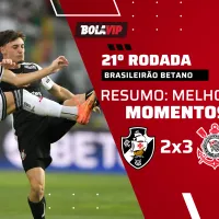 Vasco x Corinthians: Resumo da vitória do Timão em jogo eletrizante pelo Brasileirão Betano