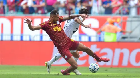 Santos sofreu revés para o Bahia na Arena Fonte Nova. Foto: Jhony Pinho/AGIF.