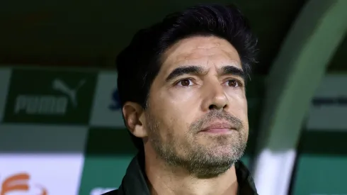 Abel Ferreira durante partida no Allianz Parque.