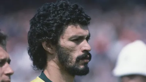 Socrates atuando na Seleção Brasileira – (Photo by Trevor Jones/Getty Images)