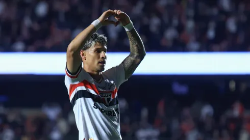 Ferreira, atacante do São Paulo. Foto: Marcello Zambrana/AGIF.