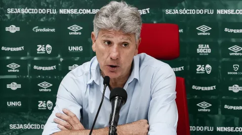 Renato Gaúcho, em coletiva após jogo do Fluminense (LUCAS MERÇON / FLUMINENSE F.C.)