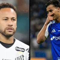 Neymar sofre 225% mais faltas em relação ao selecionável Kaio Jorge, mesmo jogando 46 minutos a menos