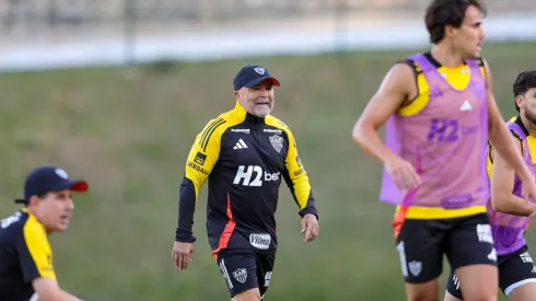 Treinador iniciou nesta quarta-feira trabalhos com o Galo (Foto : Paulo Henrique França / Atlético)