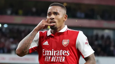 Gabriel Jesus não estaria treinando com o restante do elenco do Arsenal. Catherine Ivill/Getty Images