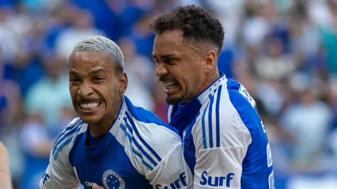 Matheus Pereira jogador do Cruzeiro durante partida contra o Ceara no estadio Mineirao pelo campeonato Brasileiro A 2025. Foto: Fernando Moreno/AGIF