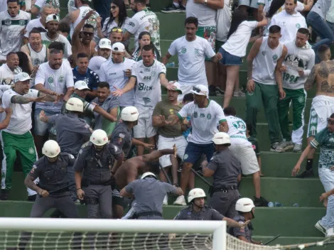 Briga generalizada paralisa Guarani x Ponte Preta pela Série C