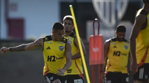 Galo tem rotina de trabalhos forte nos primeiros dias com Sampaoli (Foto: Pedro Souza / Atlético)