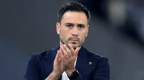 Davide Ancelotti, técnico do Botafogo em partida pelo campeonato brasileiro