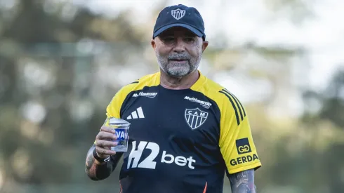 Treinador mandou recado sobre elenco do Atlético-MG (Foto: Pedro Souza / Atlético)