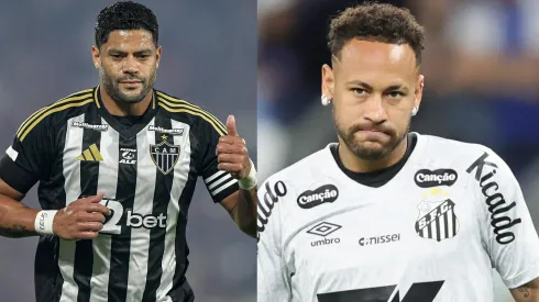 Hulk y Neymar se enfrentarán en AtléTico-Mg X Santos-Photos: Thiago Ribeiro/Agif/Gilson Lobo/Agif